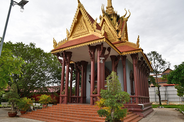 カンボジアの火葬施設